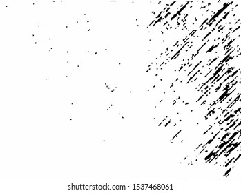 Grunge Vintage pattern for decoration design. Black rough brush strokes. Dirty artistic design element. Abstract geometric pattern. Grunge rough dirty background. Black flat design.