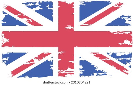 Grunge vintage united kingdom flag.