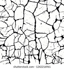 Grunge wall background. Grey abstract pattern. - vector