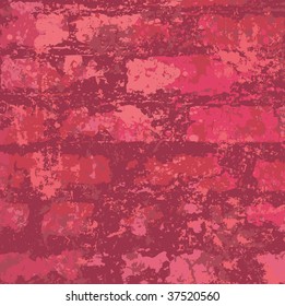 Grunge wall background vector