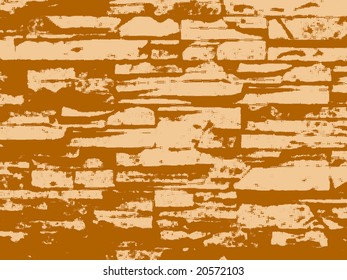 grunge wall, halftone effect, vector without gradient