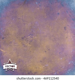 Grunge wall. Old background. Vector.