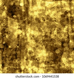 Grunge wall seamless texture. Golden templeate. Abstract vector background for web page, banners backdrop, fabric, home decor, wrapping