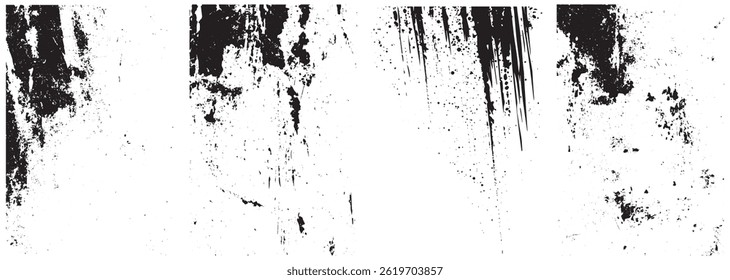 Grunge Wall Texture Collection, Peeling Paint, Dripping Ink, and Distressed Surface Overlays
