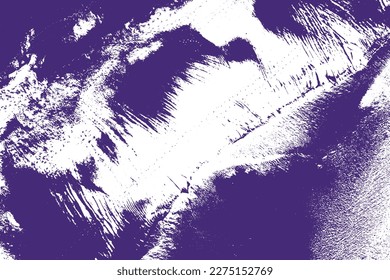 Grunge wall texture white texture on blue background.