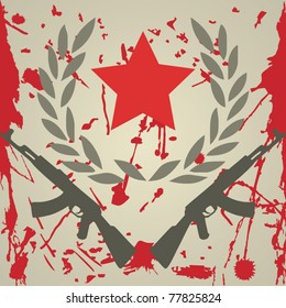 Emblema de guerra de Grunge