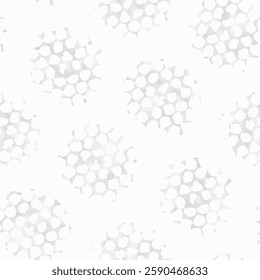 Grunge Washed Out Honeycomb Dot Pattern