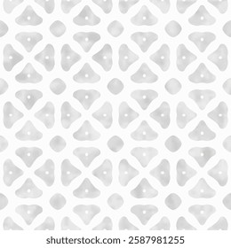 Grunge Washed Out Kaleidoscope Grid Pattern