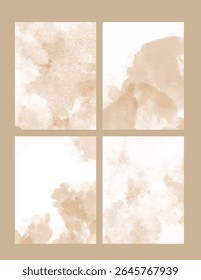 Grunge watercolor background with textured brush strokes and organic splashes. Ideal for posters, creative branding, packaging, invitations, and vintage-inspired design projects.