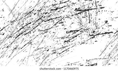 Grunge Watercolor Dry Brush Strokes and Stripes Texture. Cartoon Cracked Noisy Surface Seamless Pattern. Faded Dyed Paper Texture. Concrete, Chalk Pop Art Design Pattern.