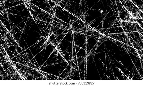 Grunge Watercolor Dry Brush Strokes and Stripes Texture. Rough Grungy Seamless Pattern Design. Dirty Cracked Wall Texture. Sketch, Rust Fashion Print Design Pattern.