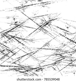 Grunge Watercolor Dry Brush Strokes and Stripes Texture. Hand Drawn Old Scratched Seamless Pattern. Watercolor Splatter Style Texture. Sketch, Rust Fashion Print Design Pattern.