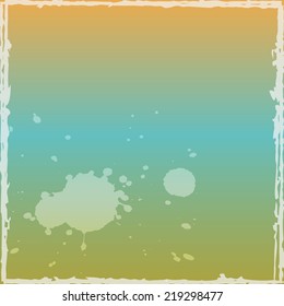 Grunge Watercolor Frame texture for your design. EPS10 vector.