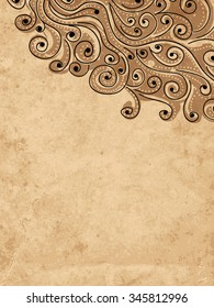 Grunge wave background for your design. Vector illustration