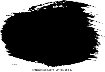 Grunge Wave Logo Element. Surfing Icon . Brush Stroke . Vector Illustration. Distressed Brush Stroke . Black Modern Textured banner.
