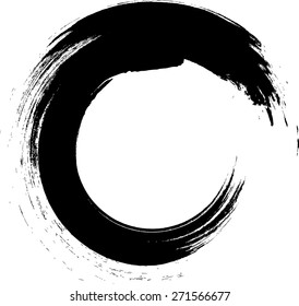 Grunge Wave Logo Element. Surfing Icon . Brush Stroke . Vector Illustration. 