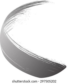 Grunge Wave Logo Element. Surfing Icon . Brush Stroke . Vector Illustration. 