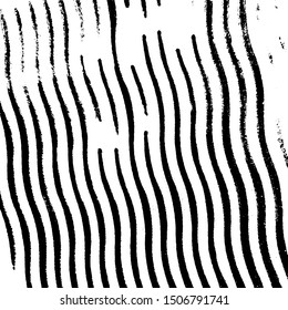 Grunge Wave Stripe overlay Background - simple texture for your design. Distress black and white cover artistic template. EPS10 vector.