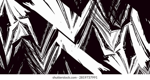 Grunge wave white and black bakcground wheel textures tire marks thorough vector bicycle  art