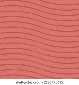 Grunge Wavy Striped Pattern Background
