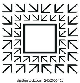Grunge weave seamless pattern. Black and white vector wicker texture. Geometric simple print. Abstract geometric ornament. Interlacing bands, bold lines. Distressed texture of weaving fabric.