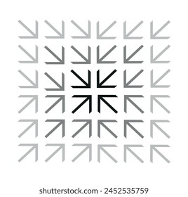 Grunge tejido patrón sin costuras. Textura de mimbre de Vector blanco y negro. Impresión simple geométrica. Abstractas adorno geométrico. Bandas entrelazadas, líneas en negrita. Textura angustiada de tejido.