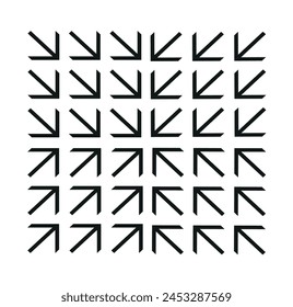 Grunge weave seamless pattern. Black and white vector wicker texture. Geometric simple print. Abstract geometric ornament. Interlacing bands, bold lines. Distressed texture of weaving fabric.