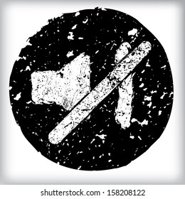 Grunge web icon