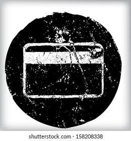 Grunge web icon
