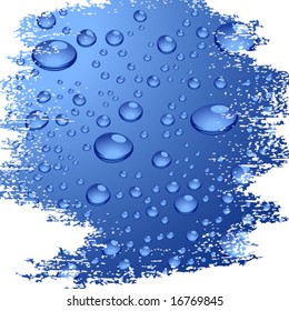 Grunge wet surface. Vector illustration.