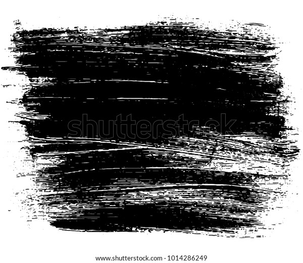 Grunge White Black Striped Brush Texture Stock Vector (Royalty Free ...