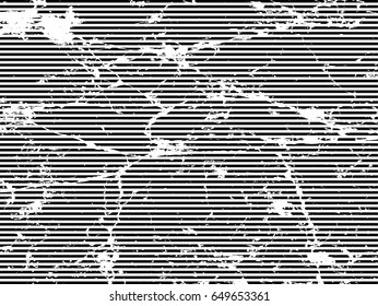 Grunge white and black Stripes. Overlay Texture . Simply Place Texture over any Object to Create Distressed Effect .