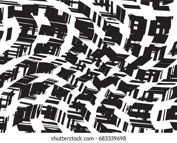 Grunge white and black Stripes. Overlay Texture . Simply Place Texture over any Object to Create Distressed Effect . 
