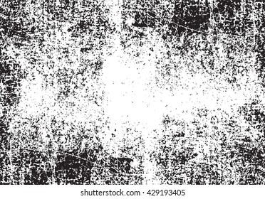 Grunge white and black texture. Vector illustration.