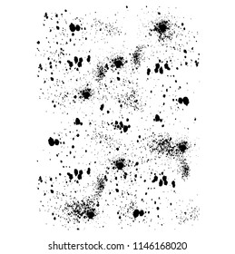 Grunge white and black wall background. Vector illustration.