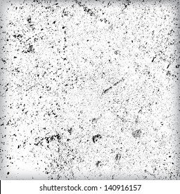 Grunge white   black wall background  Vector illustration 