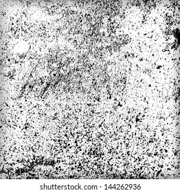 Grunge white and black wall background. Vector illustration.