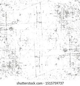 Grunge white and black wall background. Vector illustration.