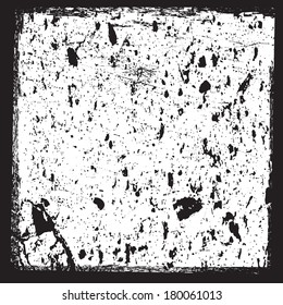 Grunge white and black wall background. Vector illustration.