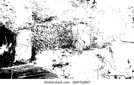 Borde blanco y negro de la pared. Ilustración vectorial.