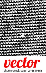 Grunge white and black wall background. Vector illustration.