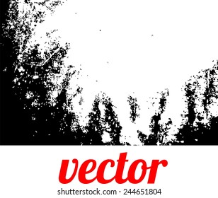 Grunge white and black wall background. Vector illustration.