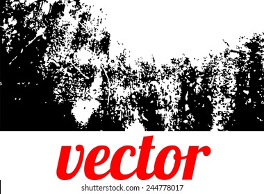 Grunge white and black wall background. Vector illustration.