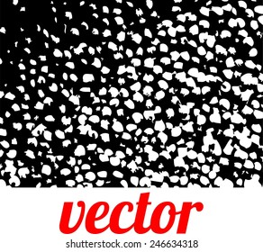Grunge white and black wall background. Vector illustration.