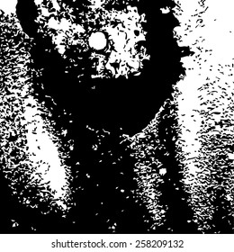 Grunge white and black wall background. Dirty texture. Vector illustration. 