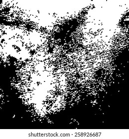 Grunge white and black wall background. Dirty texture. Vector illustration.