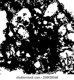 Grunge white and black wall background. Dirty texture. Vector illustration.