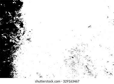Grunge white and black wall background. Vector illustration.