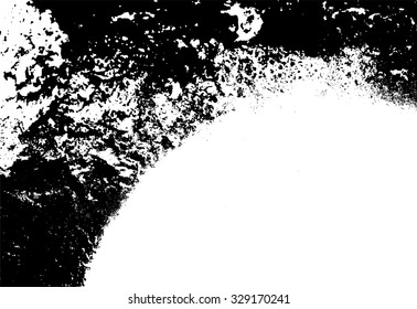 Grunge white and black wall background. Vector illustration.