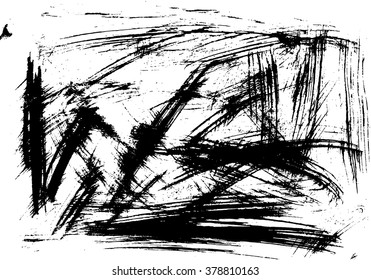 Grunge white and black wall background. Vector illustration.